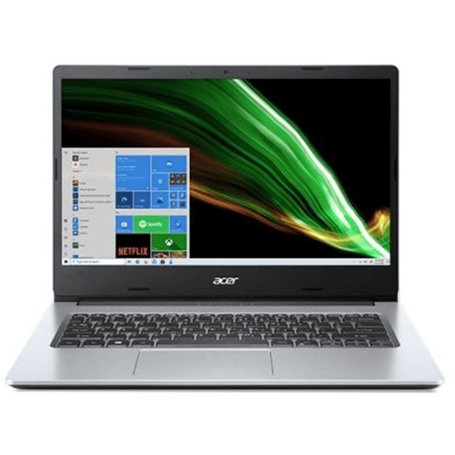 ACER ASPIRE 3 A314-35-P4BJ Laptop (Pure Silver) | 14" HD | Pentium Silver N6000 | 8GB LPDDR4 | 256GB SSD | INTEL UHD | WIN10 + ACER Entry Run Rate Backpack E-1620-P (LZBPKM6B12) - DataBlitz