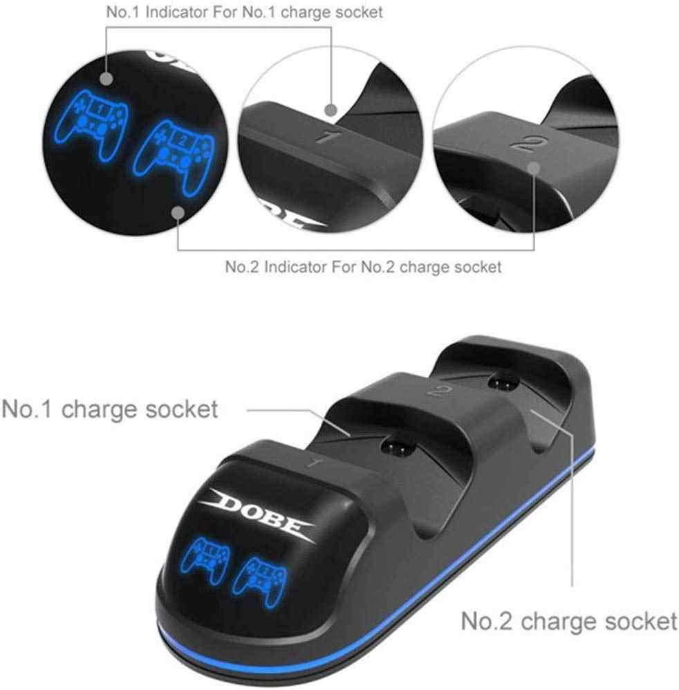 DOBE PS4 DUAL CHARGING DOCK FOR PS4 WIRELESS CONTROLLER (PS4/SLIM/PRO) TP4-18125 - DataBlitz