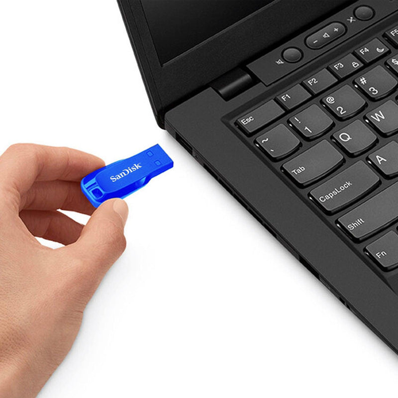 SANDISK CRUZER BLADE USB FLASH DRIVE 16GB (BLUE) - DataBlitz