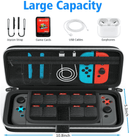 NSW OTVO PORTABLE HARD SHELL TRAVEL CASE POUCH FOR NS ORIGINAL MODEL / OLED MODEL (BLACK) (IV-SW117) - DataBlitz