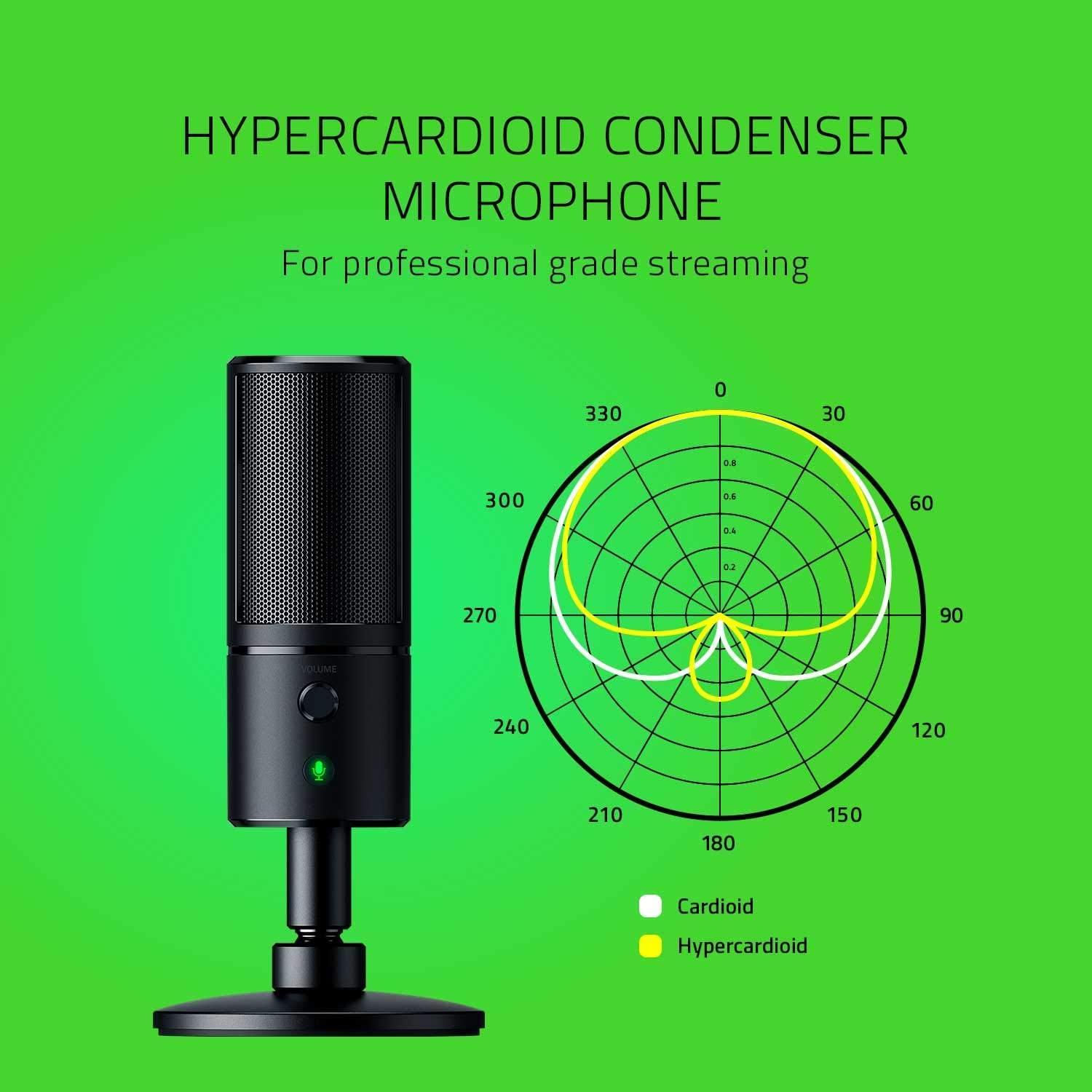 RAZER SEIREN EMOTE STREAMING MICROPHONE WITH EMOTICON DISPLAY - DataBlitz