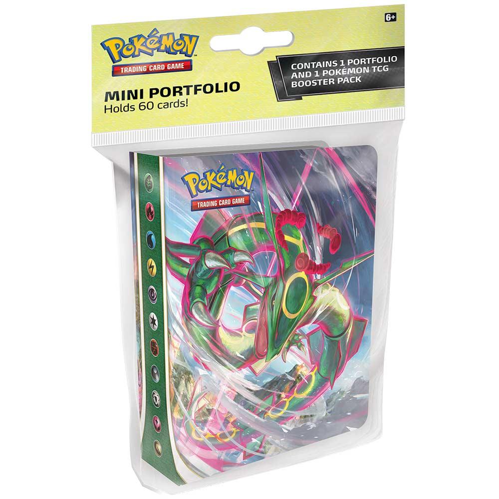 POKEMON TRADING CARD GAME SS7 SWORD & SHIELD EVOLVING SKIES MINI PORTFOLIO HOLD 60 CARDS WITH 1 BOOSTER PACK (178-80890) - DataBlitz