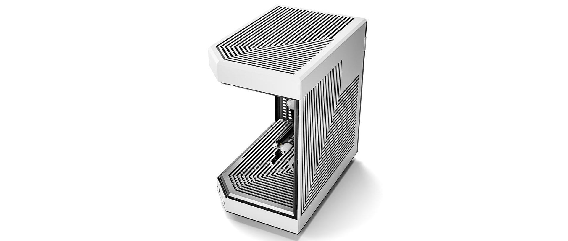 Hyte Y60 Dual Chamber Mid-Tower ATX Modern Aesthetic Case (Black/White) - DataBlitz