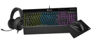 CORSAIR 4-IN-1 BUNDLE (HS35 STEREO GAMING HEADSET CARBON + K55 RGB GAMING KEYBOARD + KATAR PRO ULTRALIGHT GAMING MOUSE + MM100 CLOTH MOUSE PAD) - DataBlitz
