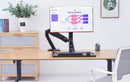 NORTH BAYOU NB40 SIT-STAND WORKSTATION 22-32 INCH (BLACK) - DataBlitz