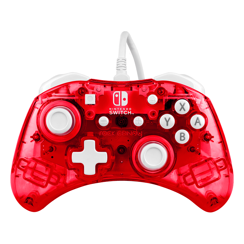 PDP NSW ROCK CANDY WIRED CONTROLLER STORMIN CHERRY (500-181-RD) - DataBlitz