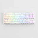 AKKO Clear White Transparent Keycaps Set ASA 155 Keys - DataBlitz