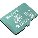 SanDisk 512GB MICROSDXC UHS-1 For Nintendo Switch (SDSQXAO-512G-GN3ZN) - DataBlitz