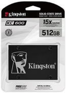 KINGSTON KC600 SATA 3 2.5" HARDWARE-BASED SELF-ENCRYPTING DRIVE WITH 3D TLC NAND 512GB SSD (SKC600/512G) - DataBlitz