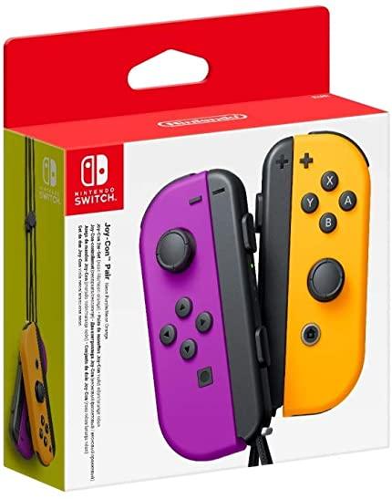 NSW Joy-Con Left/Right Controller Neon Purple/Neon Orange (Kor)