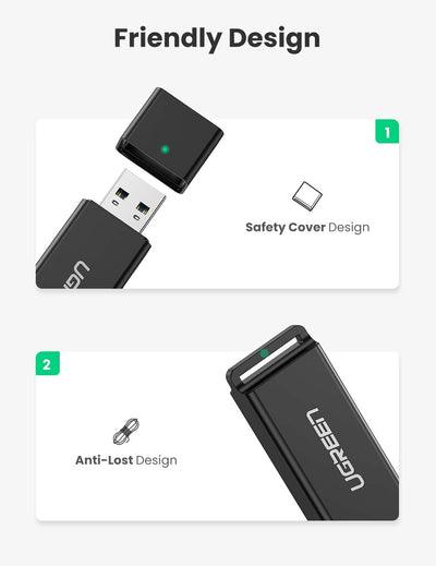UGREEN USB 3.0 Card Reader For TF/SD (Black) (CM104/40752) - DataBlitz