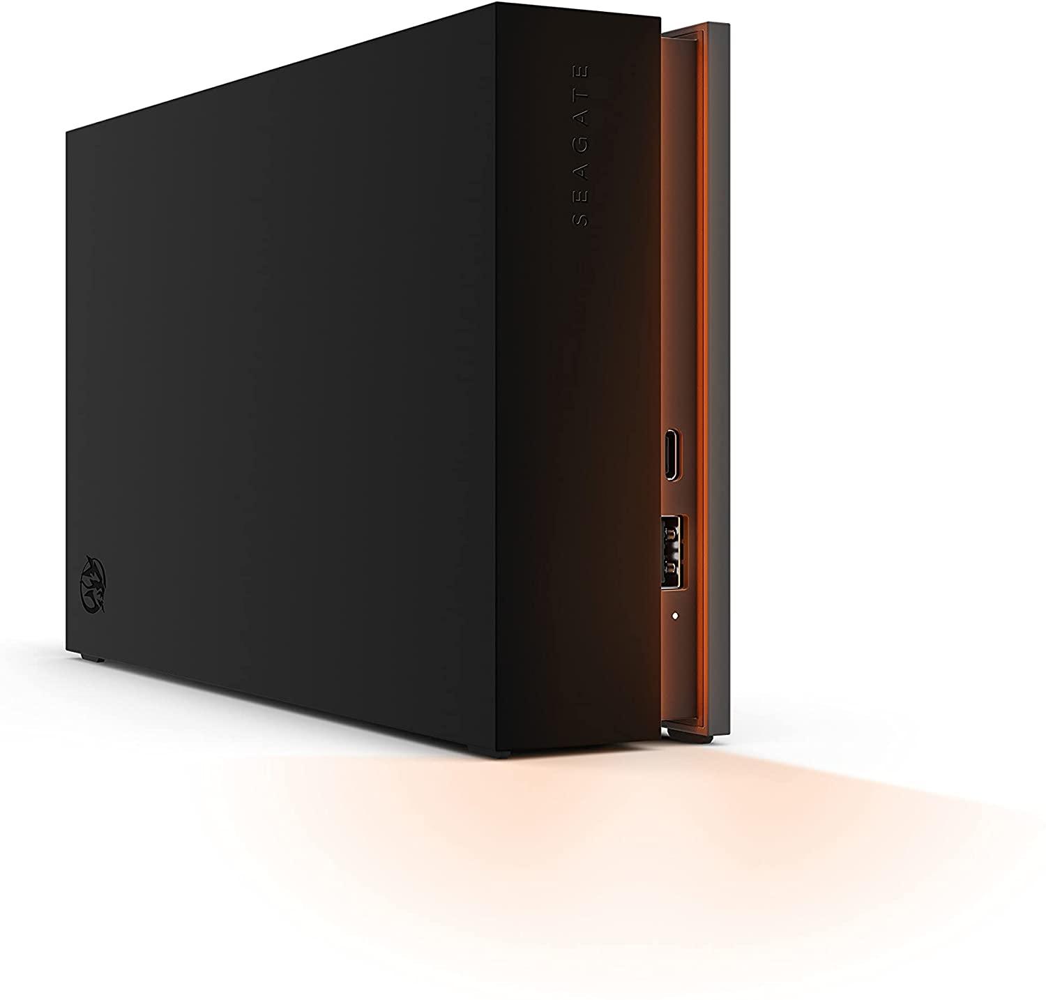 SEAGATE FIRECUDA 16TB USB3.2 GEN 1 3.5" GAMING HUB EXTERNAL HARD DRIVE W/ RAZER CHROMA RGB (STKK16000400) - DataBlitz