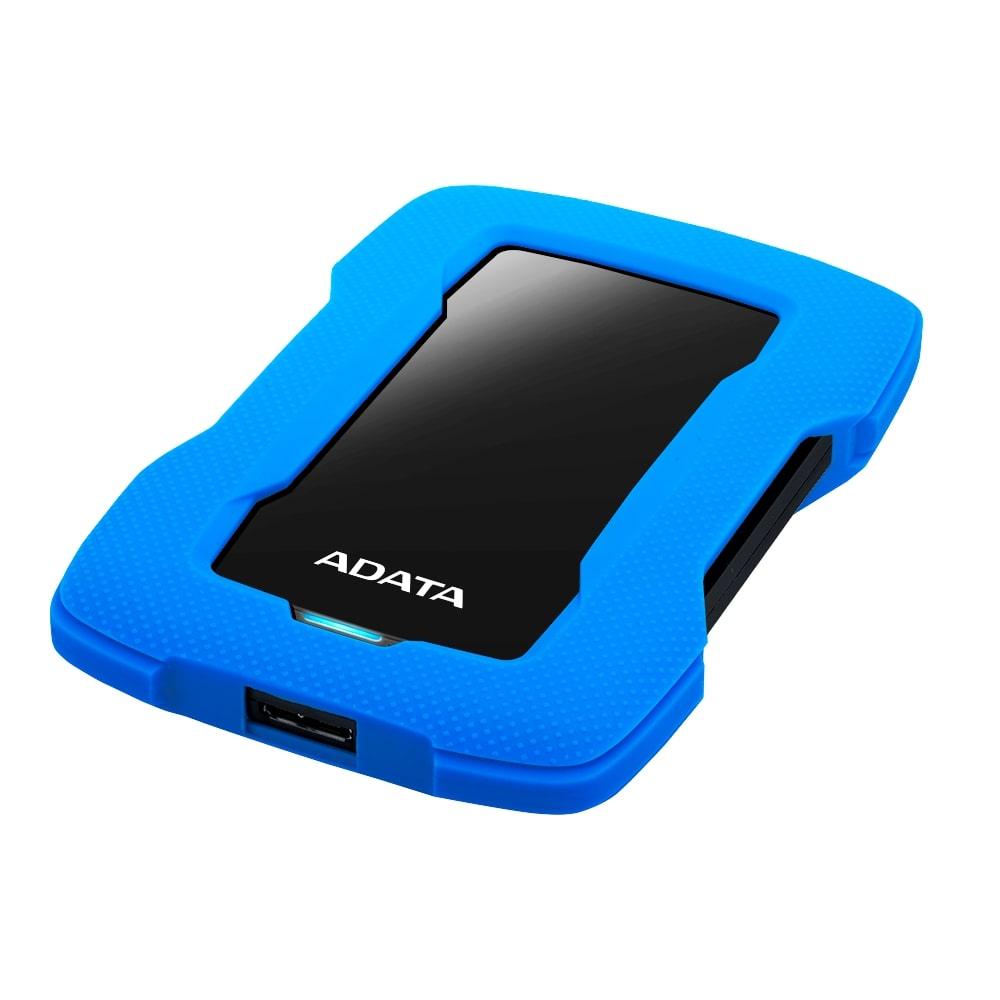 ADATA HD330 Shock-Proof External Hard Drive 2TB (Blue) + ADATA Hard Case - DataBlitz
