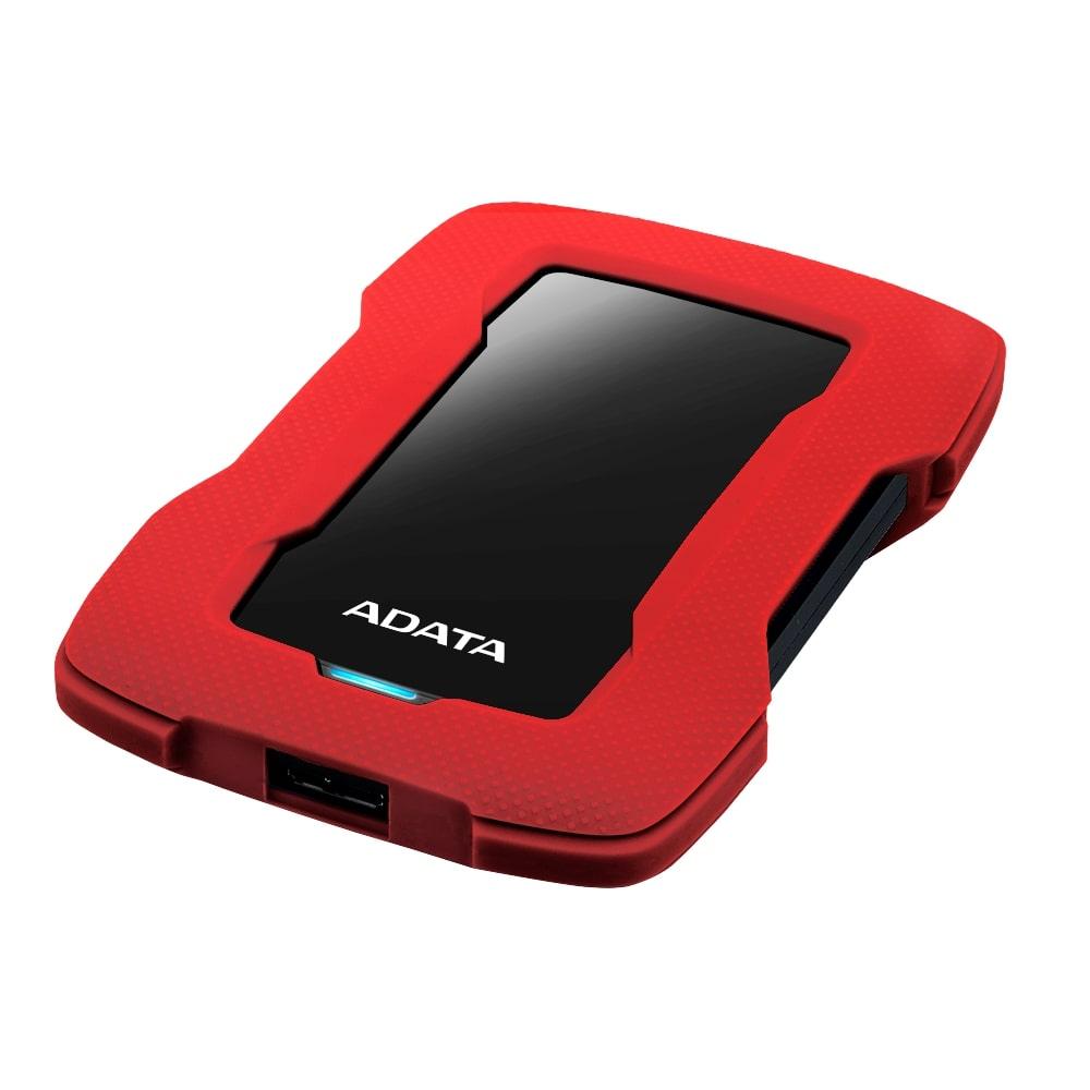 ADATA HD330 Shock-Proof External Hard Drive 2TB (Red) + ADATA Hard Case - DataBlitz