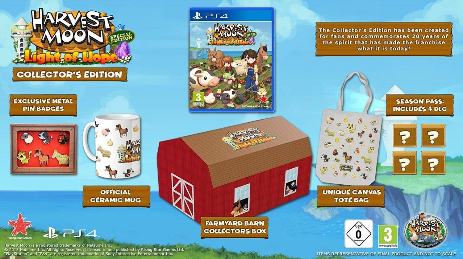 PS4 HARVEST MOON LIGHT OF HOPE COLLECTORS EDITION REG.2 - DataBlitz