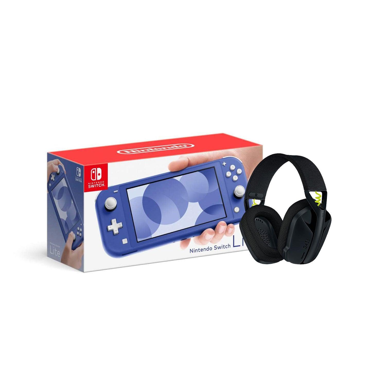 LOGITECH G435 LIGHTSPEED WIRELESS GAMING HEADSET (BLACK) + NINTENDO SWITCH CONSOLE (Lite, Refresh, OLED) - DataBlitz