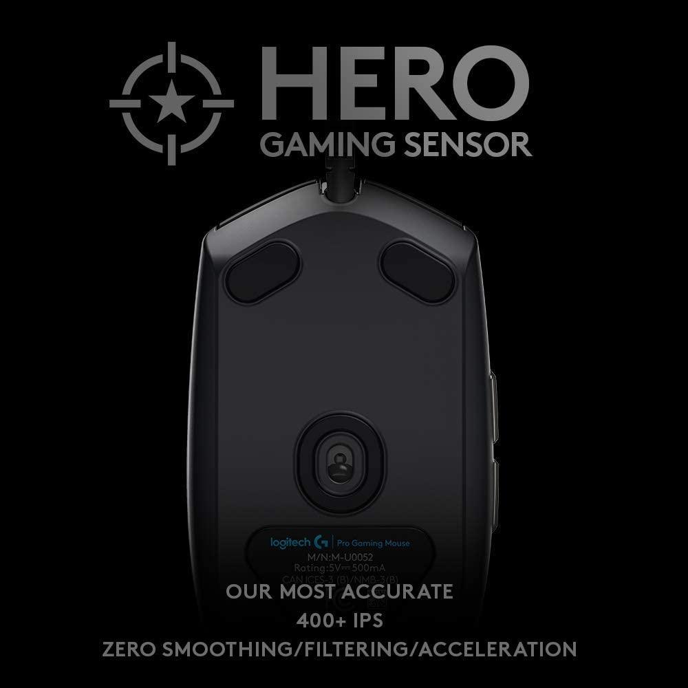 LOGITECH G PRO HERO WIRED GAMING MOUSE - DataBlitz