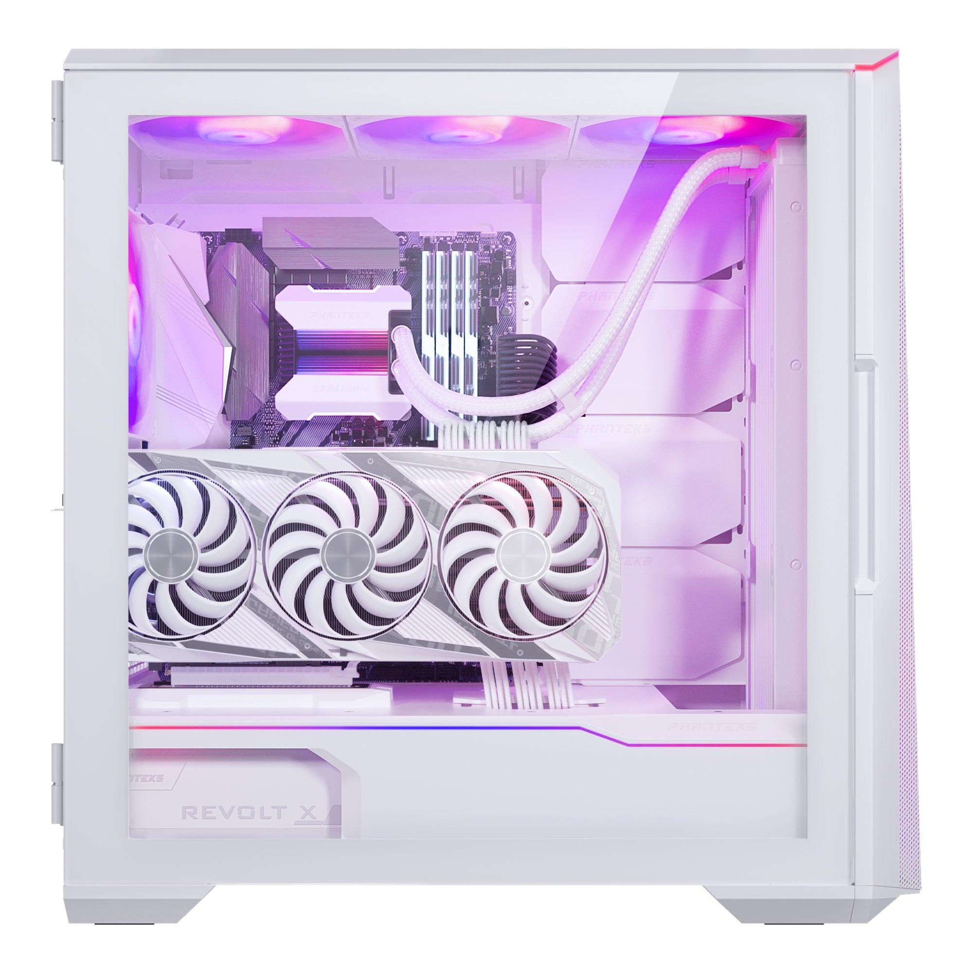 Phanteks Eclipse G500A DRGB Tempered Glass Mid-Tower Case (Matte White) (PH-EC500GA-DMW01A) - DataBlitz