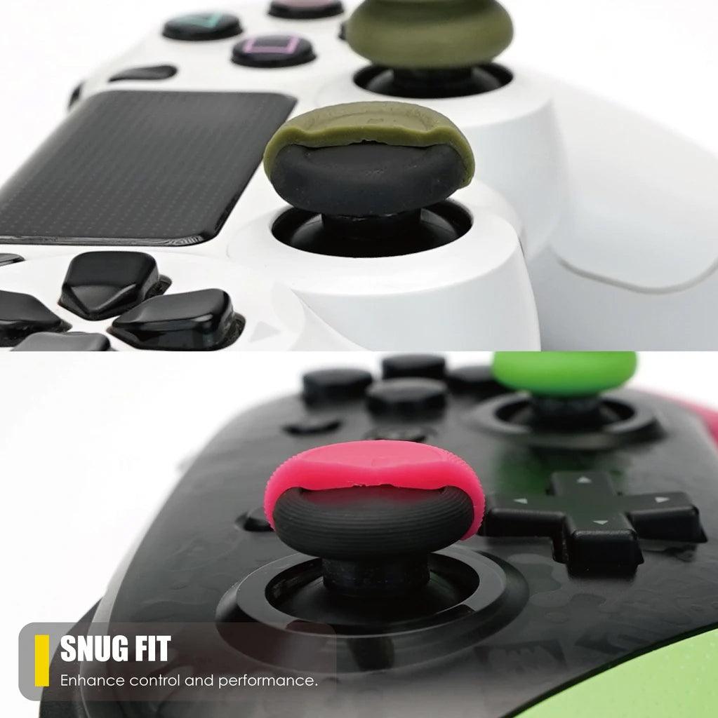 SKULL & CO. NSW THUMB GRIP FOR SWITCH PRO/PS4/PS5 CONTROLLER (NEON GREEN/PINK) (SET OF 6) - DataBlitz