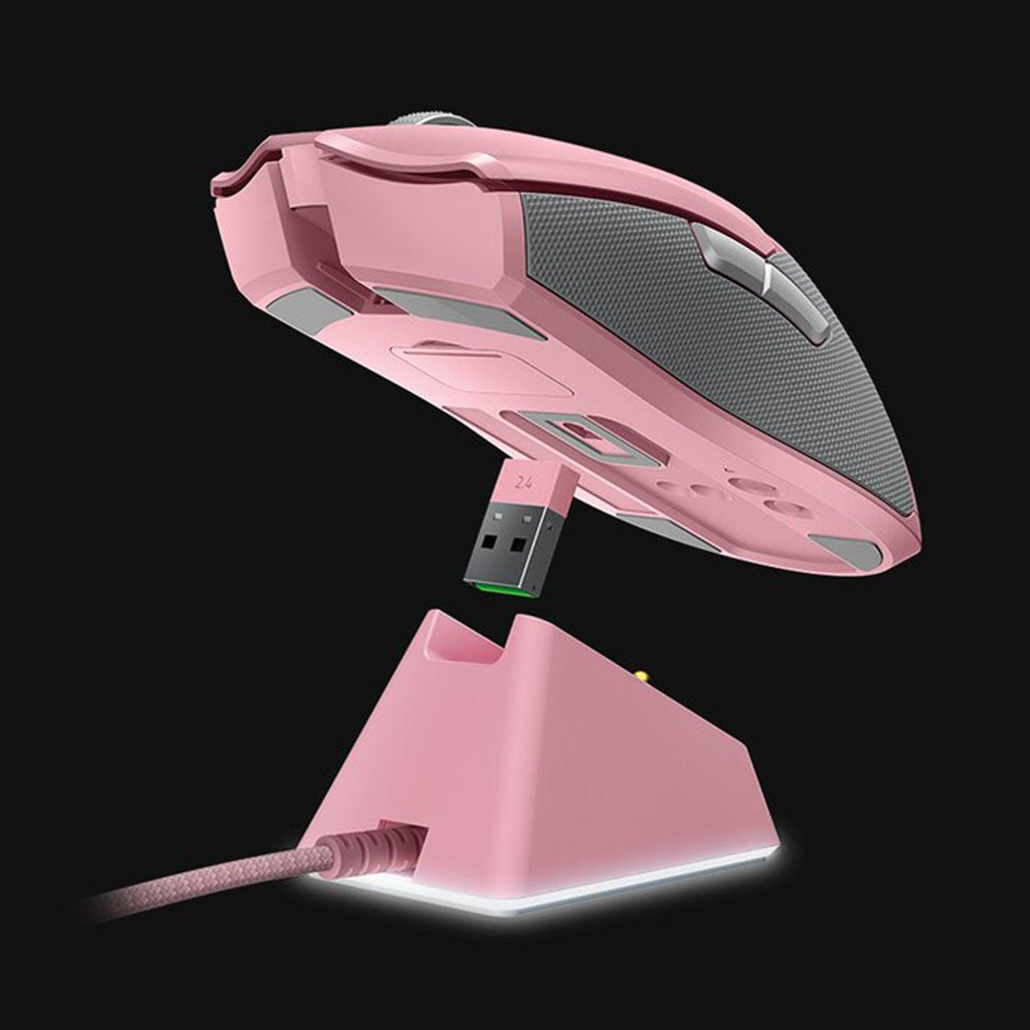 RAZER VIPER ULTIMATE WIRELESS GAMING MOUSE WITH CHARGING DOCK (QUARTZ) - DataBlitz