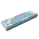 E-YOOSO Z-686 Single Light 68 Keys Hot Swappable Mechanical Keyboard Blue/White (Red Switch) - DataBlitz
