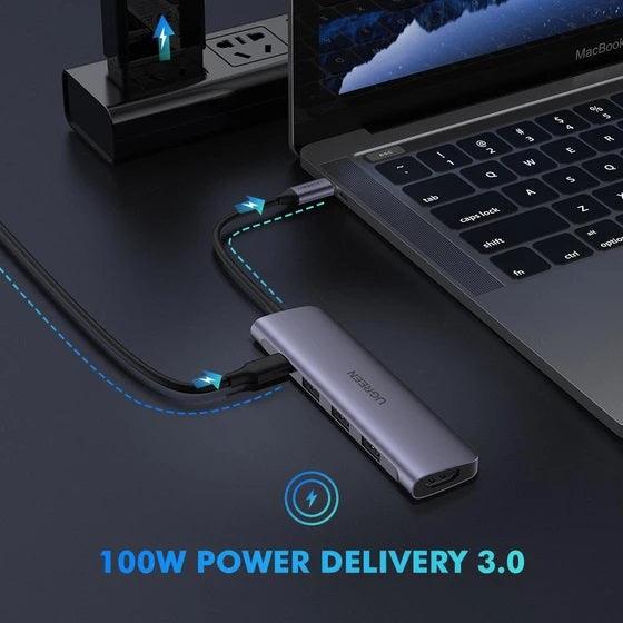 UGREEN USB-C 5-IN-1 MULTIFUNCTIONAL ADAPTER (CM136/50209) - DataBlitz