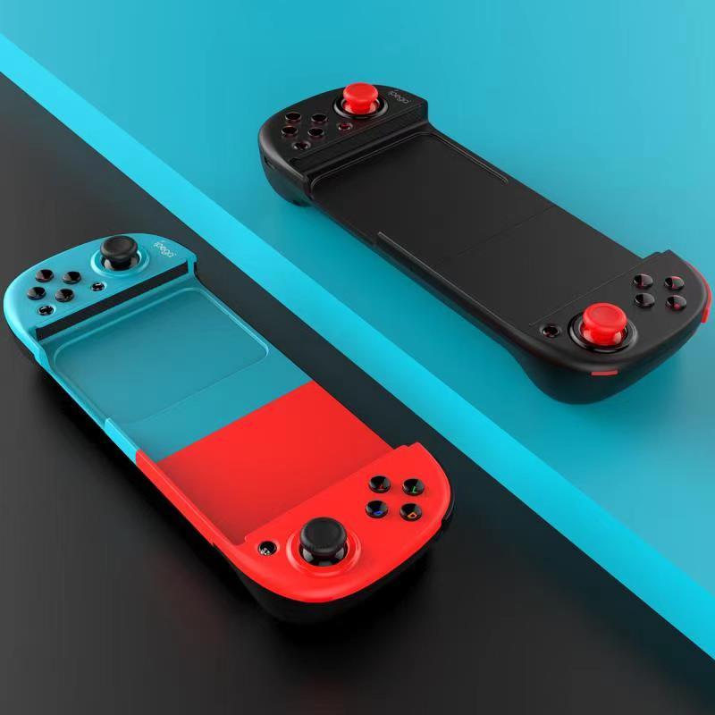 Ipega Retractable Wireless Controller For Android/IOS Smartphone/Tablets/Smart TV/P3/N-S/Windows Pc (Cyan/Red) (PG-9217B) - DataBlitz