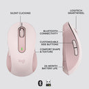 LOGITECH M650 SIGNATURE WIRELESS MOUSE (ROSE) - DataBlitz