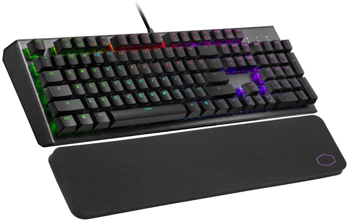 COOLER MASTER CK550 V2 FULL RGB MECHANICAL GAMING KEYBOARD AND WRIST REST (BROWN TACTILE) - DataBlitz