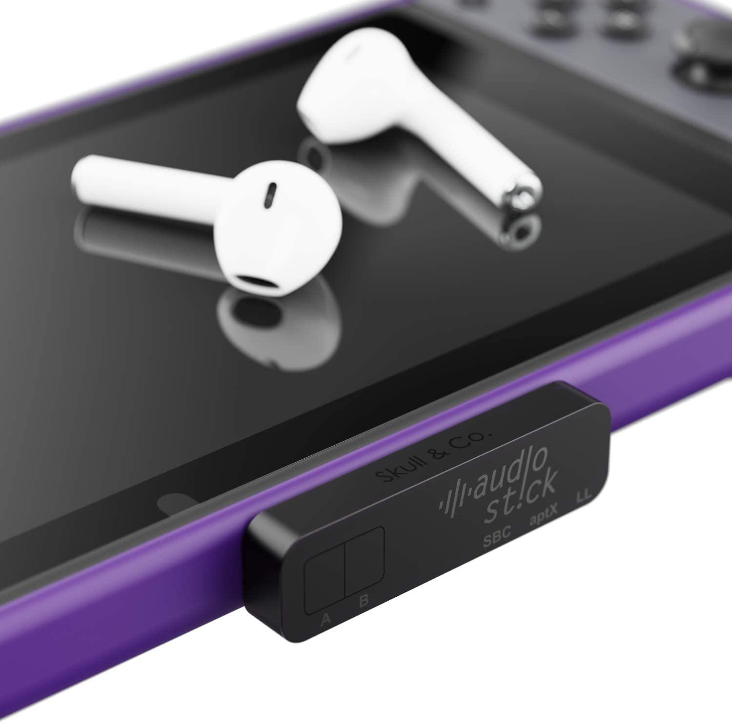 SKULL & CO. AUDIOSTICK BLUETOOTH 5.0 TRANSMITTER FOR NS/LITE/TV MODE/PS4/PS5/MACBOOK/IPAD PRO/TV/OTHER DEVICES - DataBlitz