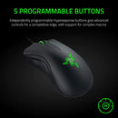 RAZER DEATHADDER ESSENTIAL ERGONOMIC WIRED GAMING MOUSE (BLACK) - DataBlitz