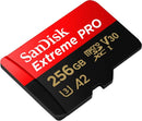 SANDISK Extreme Pro 256GB 200MB/S MICROSDXC UHS-1 Card With Adapter (SDSQXCD-256G-GN6MA) - DataBlitz