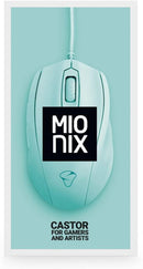 Mionix Castor Ice Cream Optical Gaming Mouse (Turquoise) - DataBlitz
