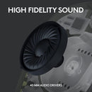 LOGITECH G435 LIGHTSPEED WIRELESS GAMING HEADSET (BLACK) - DataBlitz