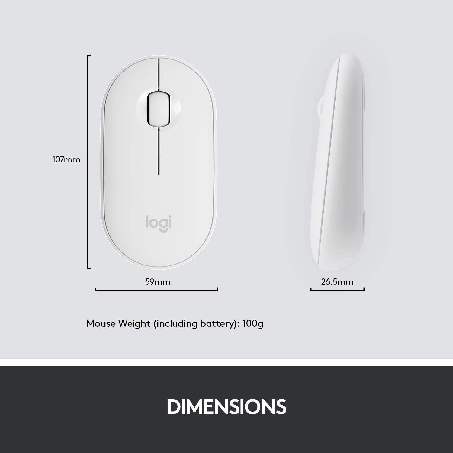 LOGITECH SLIM COMBO MK470 WIRELESS KEYBOARD AND MOUSE (OFF-WHITE) - DataBlitz