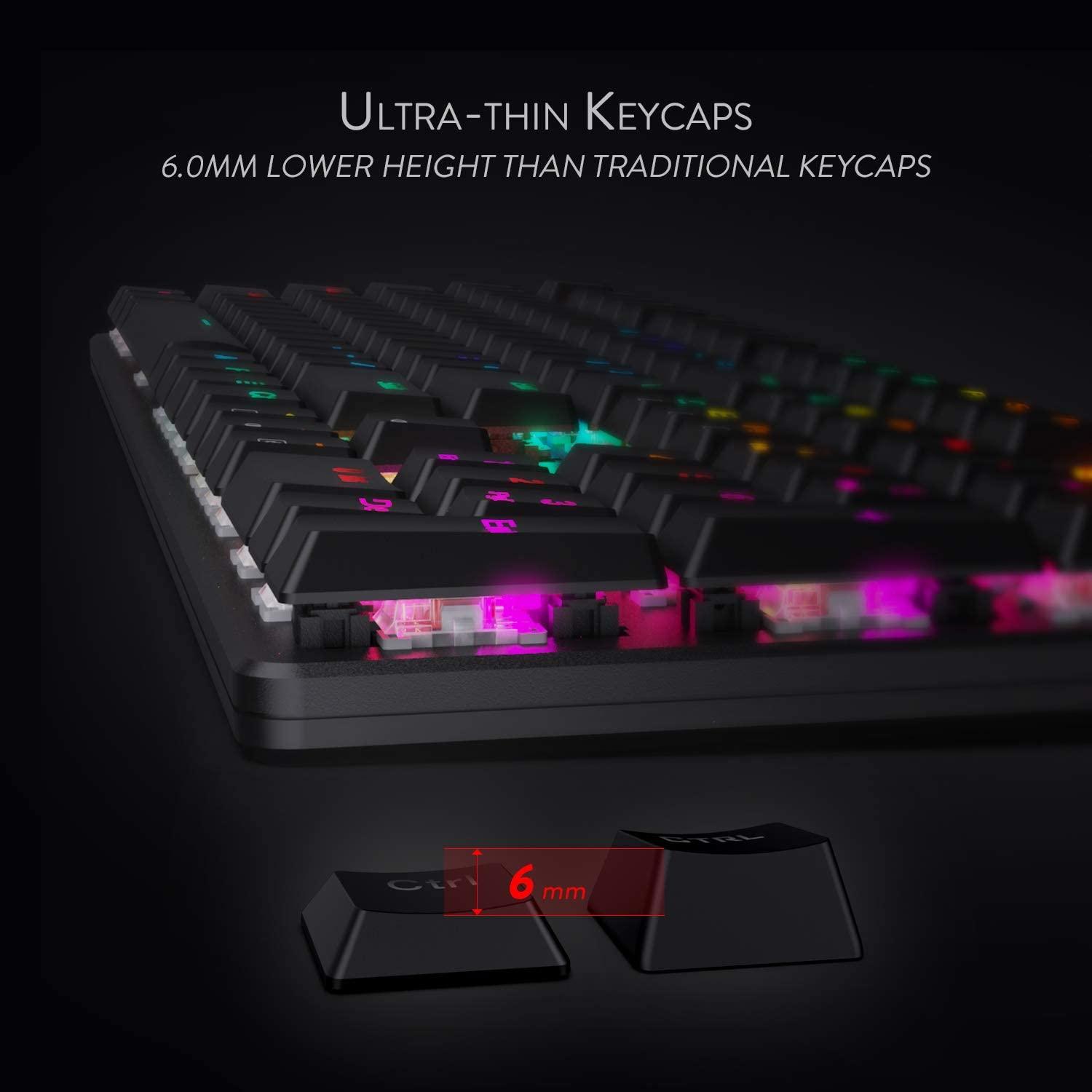 REDRAGON SHRAPNEL RGB MECHANICAL GAMING KEYBOARD (BROWN) (K589BR) - DataBlitz