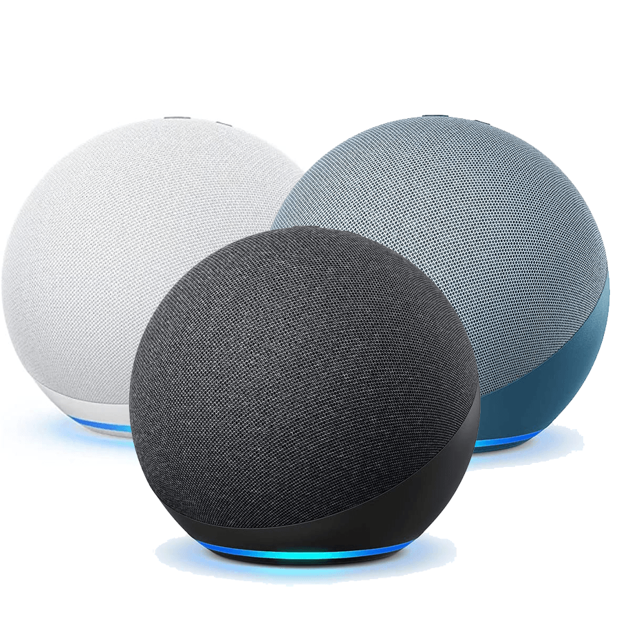 AMAZON ECHO 4TH GEN SMART SPEAKER HOME HUB WITH ALEXA (GLACIER WHITE / CHARCOAL / TWILIGHT BLUE) - DataBlitz