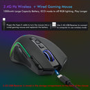 E-Yooso X-11 RGB Ergonomic Wireless Gaming Mouse (Black) - DataBlitz