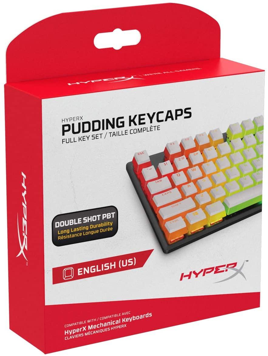 HYPERX PUDDING KEYCAPS DOUBLE SHOT PBT (WHITE) - DataBlitz