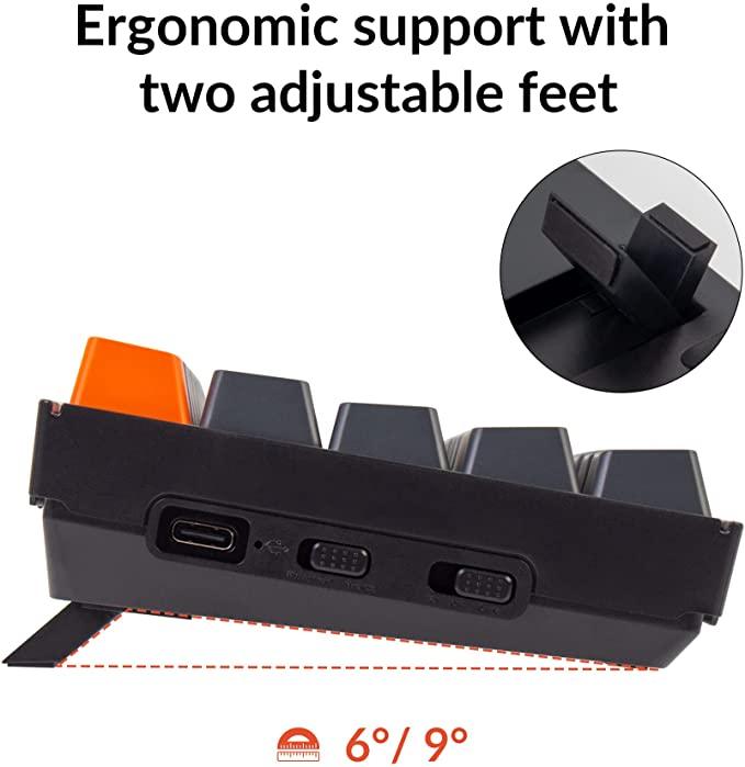 Keychron K14 White LED Backlight Hot-Swappable Wireless Mechanical Keyboard (Brown Switch) (K14G3) - DataBlitz