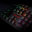 REDRAGON SHRAPNEL RGB MECHANICAL GAMING KEYBOARD (BROWN) (K589BR) - DataBlitz