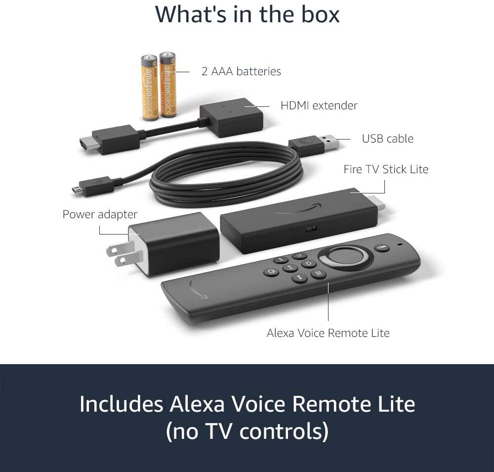 AMAZON FIRE TV STICK LITE WITH ALEXA VOICE REMOTE - DataBlitz