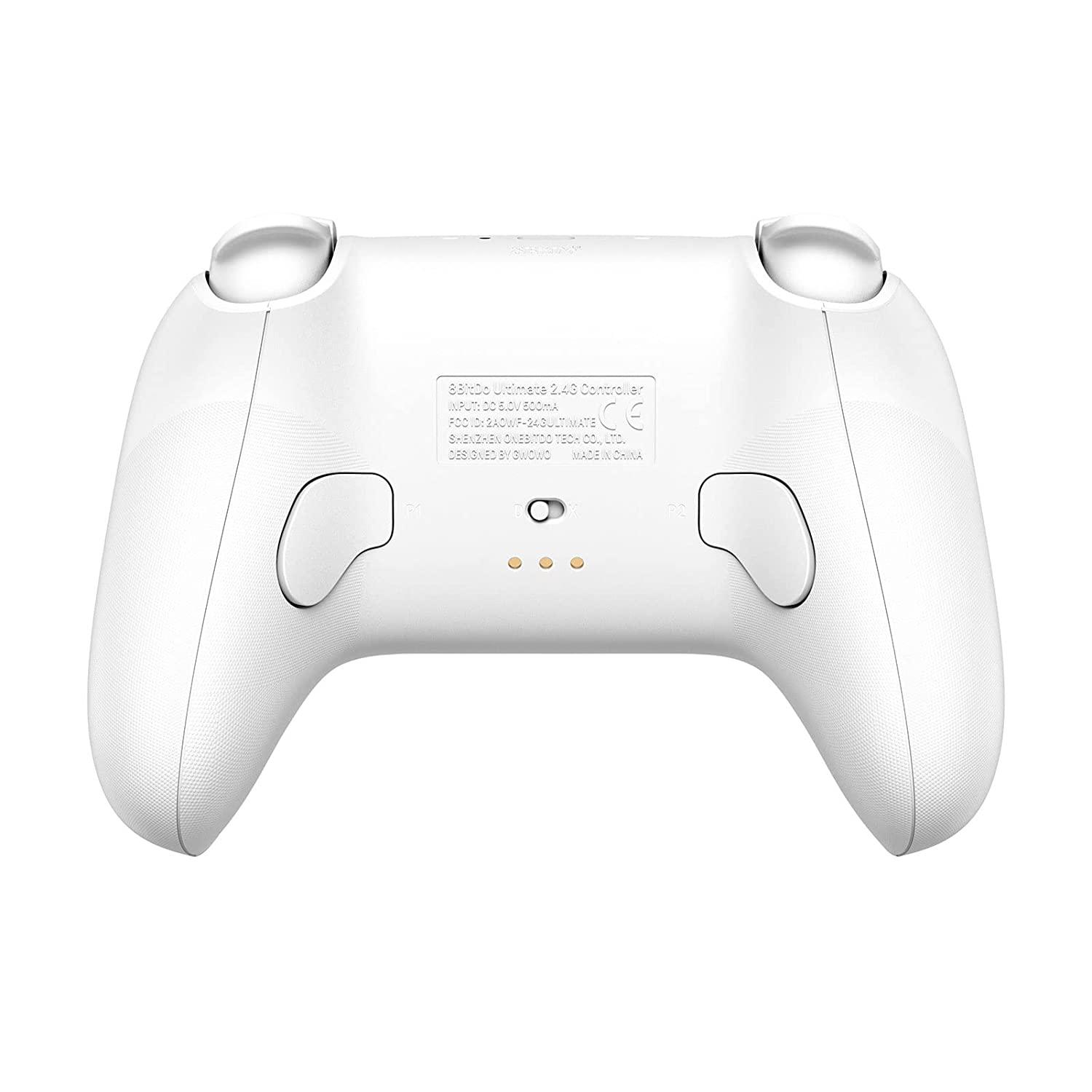 8BITDO Ultimate Wireless 2.4G Controller (Windows/Android/Raspberry Pi) (White Edition) (81HA01) - DataBlitz