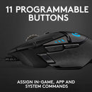 LOGITECH G502 HERO HIGH PERFORMANCE GAMING MOUSE - DataBlitz