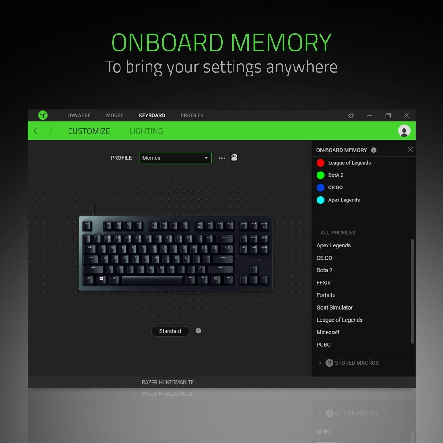 RAZER HUNTSMAN TOURNAMENT EDITION OPTICAL GAMING KEYBOARD (RAZER LINEAR OPTICAL SWITCH) - DataBlitz