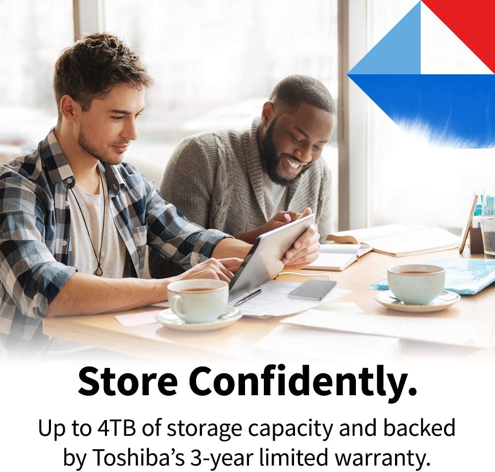 Toshiba Canvio Flex 1TB 2.5" USB 3.2 Portable External Hard Drive