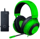 Razer Kraken Tournament Edition Wired Gaming Headset With USB Audio Controller (Green)