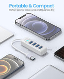 Orico 4-Port USB 3.0 Hub (White) (PW4U-U3-015-WH-EP) - DataBlitz