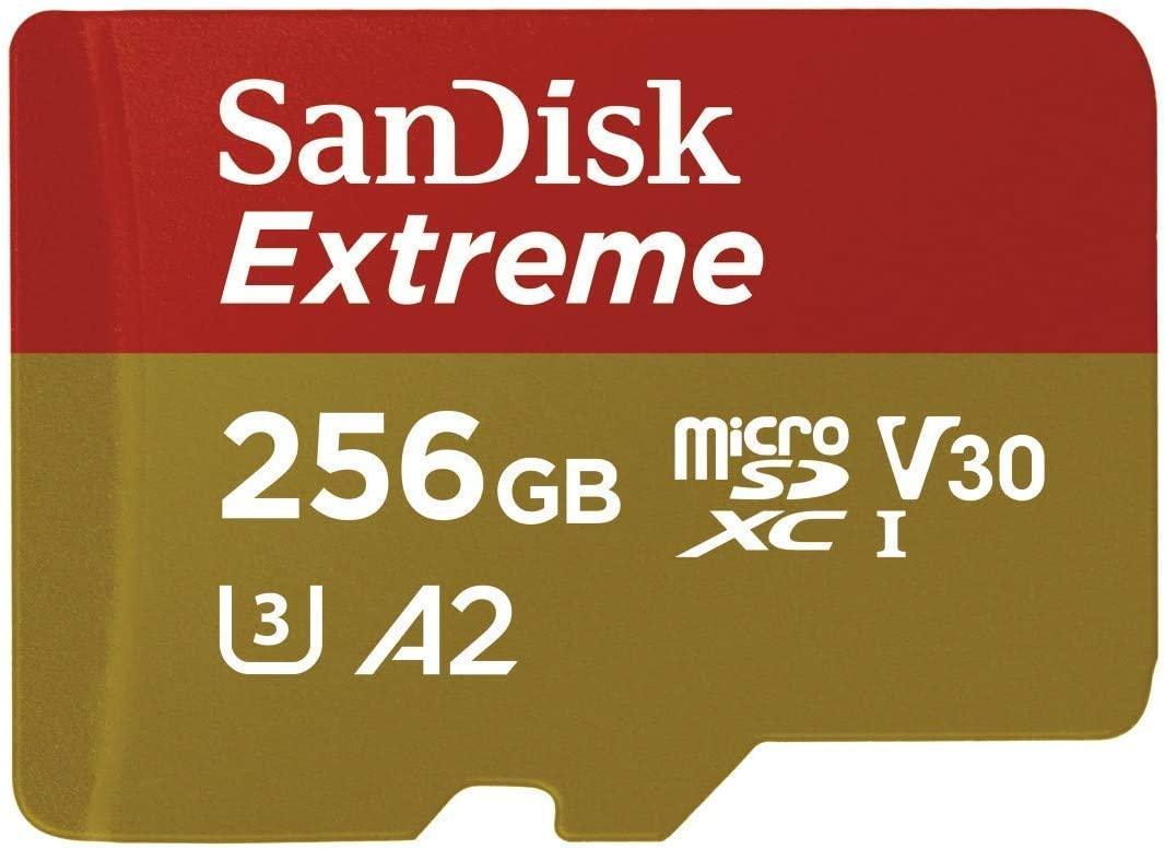 SANDISK Extreme 256GB UHS-1 160MB/S MICROSD Card (SDSQXA1-256G-GN6MN) - DataBlitz