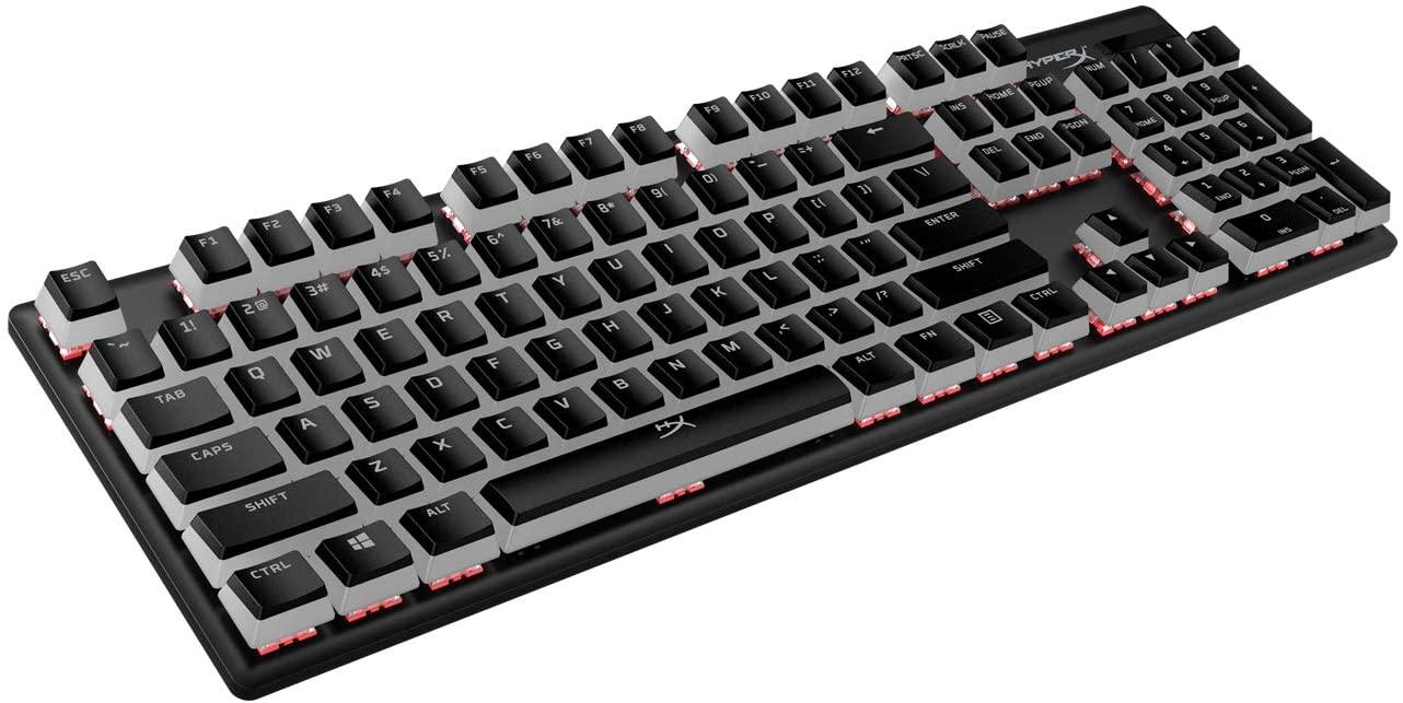 HYPERX PUDDING KEYCAPS DOUBLE SHOT PBT (BLK/WHITE) - DataBlitz